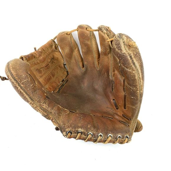 50's Flex Action Triple Tie Baseball Mitt Glove